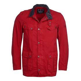 red barbour jacket mens