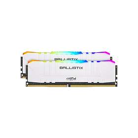 Crucial Ballistix White RGB LED DDR4 3600MHz 2x16GB (BL2K16G36C16U4WL)