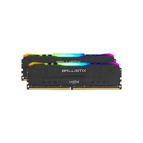 Crucial Ballistix Black RGB LED DDR4 3600MHz 2x16Go (BL2K16G36C16U4BL)