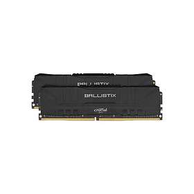 Crucial Ballistix Black DDR4 2400MHz 2x4Go (BL2K4G24C16U4B)