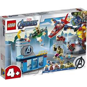 jord bande montering LEGO Marvel Super Heroes 76131 Kampen om Avengers-basen - Find den bedste  pris på Prisjagt