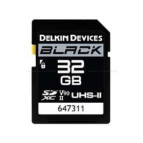 Delkin Black SDHC UHS-II U3 V90 32GB