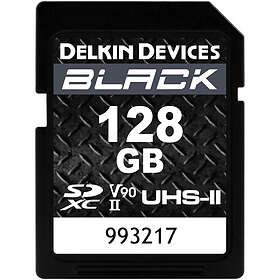 Delkin Black SDXC UHS-II U3 V90 128GB
