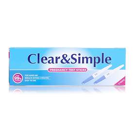 Best pris på Clear & Pregnancy Test Stick 2-pack Graviditetstest - Sammenlign priser hos Prisjakt