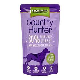 Natures Menu Dog Pouches Country Hunter Reared Turkey 0.15kg