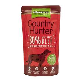 Natures Menu Dog Pouches Country Hunter Grass Grazed Beef 0.15kg