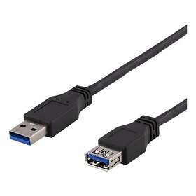 Deltaco USB A - USB A M-F 3.0 2m