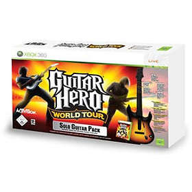 xbox 360 guitar hero world tour guitar kit bundle set