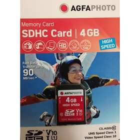 AgfaPhoto High Speed Professional SDHC Class 10 UHS-I U1 V10 4GB