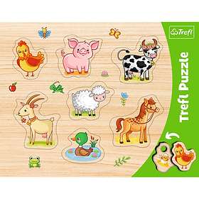 Trefl Puupalapelit Animals on the Farm