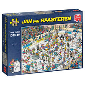 Jan Van Haasteren Pussel Ice Hockey 1000 Bitar