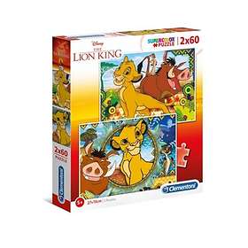 Clementoni Palapelit Kids SuperColor Lion King 2x60 Palaa