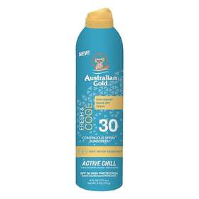 Australian Gold Fresh & Cool Active Chill Spray Sunscreen SPF30 177ml