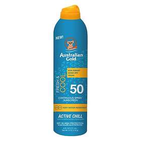 Australian Gold Fresh & Cool Active Chill Spray Sunscreen SPF50 177ml