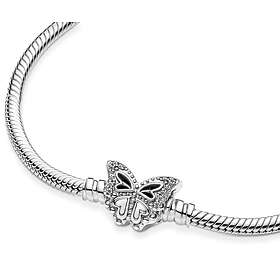 Pandora Moments Butterfly Clasp Snake Chain Armband (Dam)