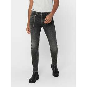 Only & Sons Onswarp Skinny Fit Jeans (Herre)