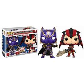 Funko POP! Marvel vs. Capcom Black Panther vs Monster Hunter (2 Pack)