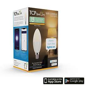 TCP Lighting Smart WiFi Candle 470lm 2700K E14 5W (Dimbar)