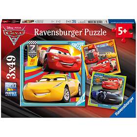 Ravensburger Pussel Cars Legends Of The Track 3x49 bitar