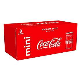 Coca-Cola Mini Cannette 150ml 8-pack