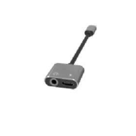 TerraTec Connect C100 USB C - 3.5mm + USB C M-F Adapter