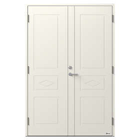 NorDan Parytterdörr Tvillingarna 992P Tät 19x20