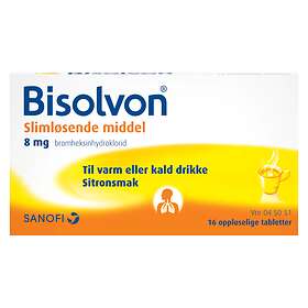Sanofi-Aventis Bisolvon Citron Löslig 8mg 16 Tabletter