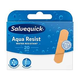 Salvequick Aqua Resist Plaster 20-pack