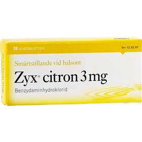 Meda Zyx Citron 3mg 20 Sugtabletter