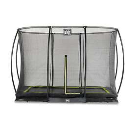 Exit Silhouette Ground Trampoline With Safety Net 214x305cm