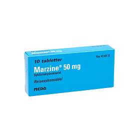 Meda Marzine 50mg 10 Tabletter