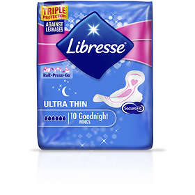 Libresse Ultra Thin Goodnight Wings (10-pack)