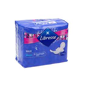 Libresse Maxi Goodnight Wings (10-pack)