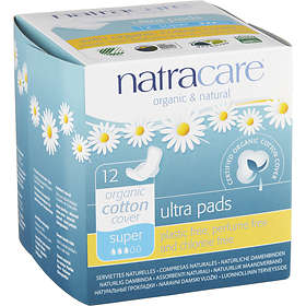 Natracare Ultra Pads Super Wings (12-pack)