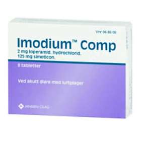 Johnson & Johnson Imodium Comp 2mg/125mg 8 Tabletter