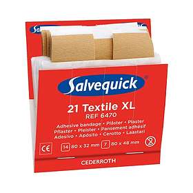 Salvequick Textile XL Plaster Refill 21-pack