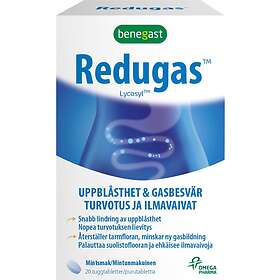 Omega Pharma Benegast Redugas 20 Tuggtabletter