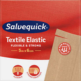 Salvequick Textile Elastic Plåster 6x500cm