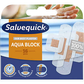 Salvequick Aqua Block Plåster 16-pack