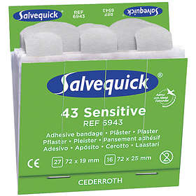 Salvequick Sensitive Plaster Refill 43-pack