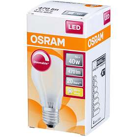 Osram Led Cla 40 4W E27 Matt Dim