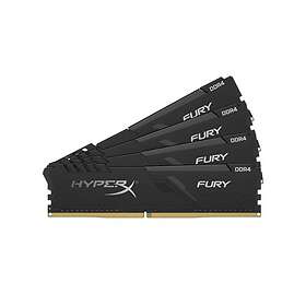 Kingston HyperX Fury Black DDR4 3600MHz 4x16GB (HX436C18FB4K4/64