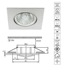 Kanlux Radan CT-DTL50