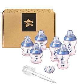 Tommee Tippee Closer To Nature Baby Bottle Starter Set 6-pack