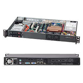 Supermicro SC510FT-203B 200W (Sort)