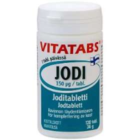 Vitatabs Jodi 150µg 120 Tabletit