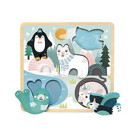 Vilac Träpussel Snödjur