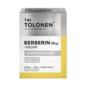 Tri Tolonen Berberin + Krom 30 Tabletter