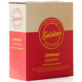 Solsken Lemonad Rabarber Kartong 3l
