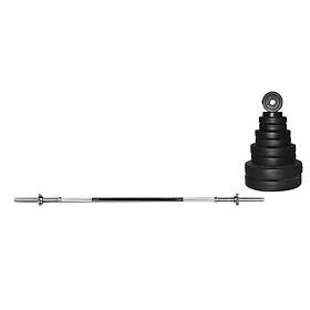 Christopeit Sport Barbell 30mm 160cm + Plate 42kg